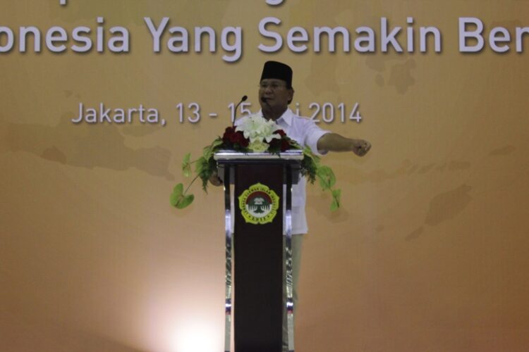 Prabowo:  Indonesia Tidak Boleh Bertekuk Lutut pada Bangsa Lain