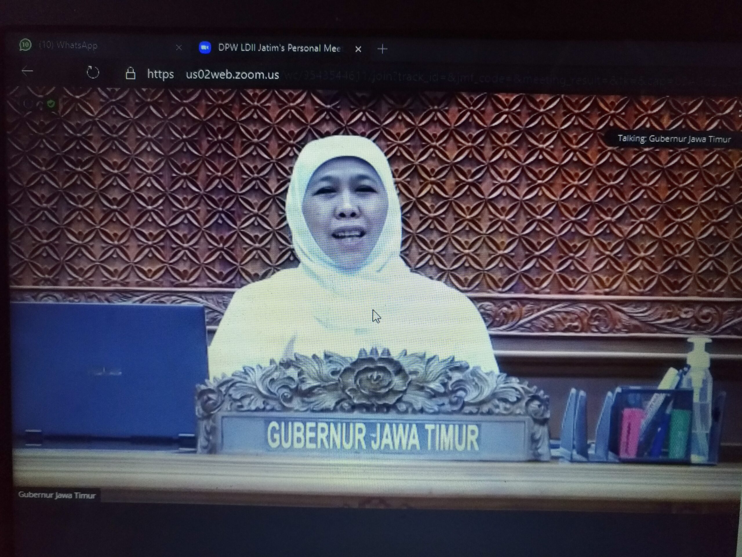 Muswil DPW LDII Jatim, Ini Pesan Khofifah