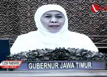 Khofifah Memberikan Sambutan Muswil LDII Jatim. Foto: Dok. LINES Jatim