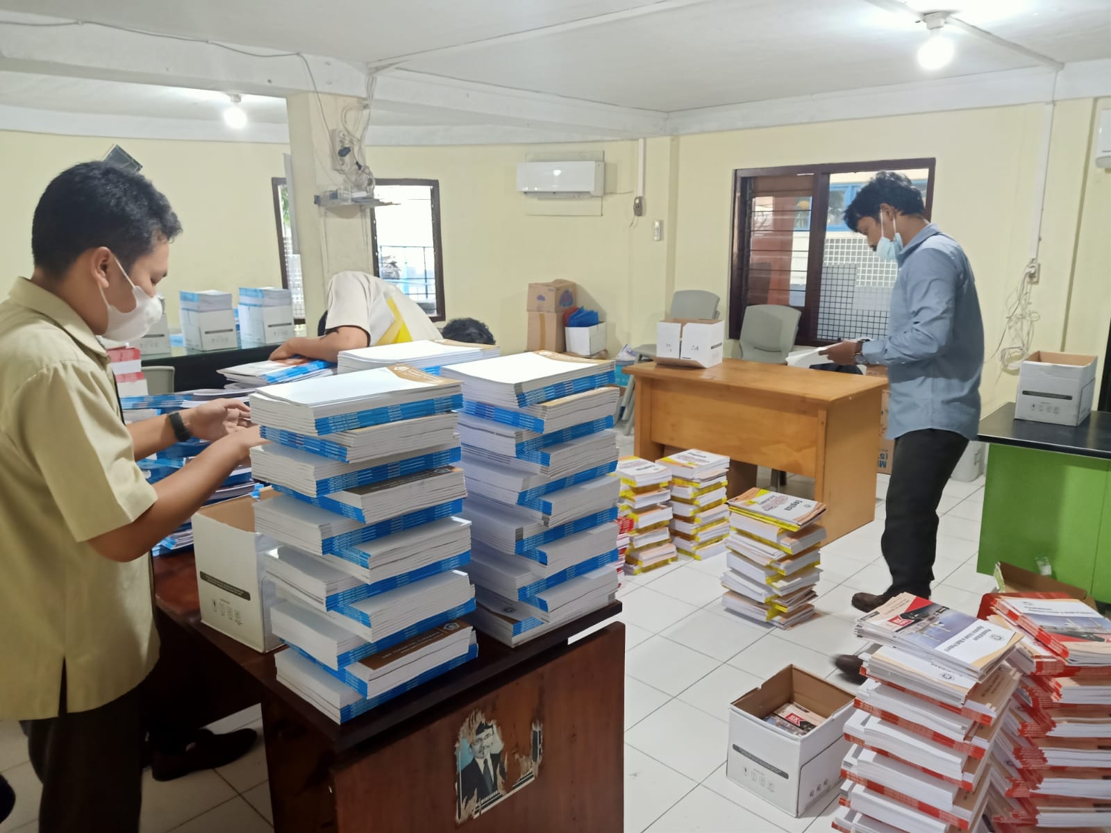 Pelaksanaan Vaksinasi di Pondok Pesantren Pelajar Mahasiswa PPPM Birul Walidain Bojonegoro Sabtu 259