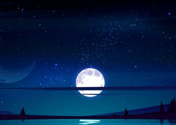 Lailatul Qadar, sepuluh malam terakhir Ramadan. Ilustrasi: Lines.