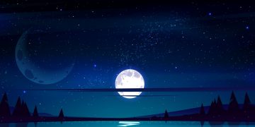 Lailatul Qadar sepuluh malam terakhir Ramadan Ilustrasi Lines