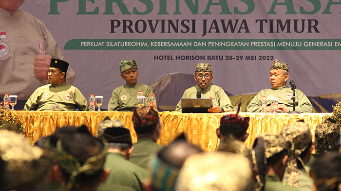Ketua Pengprov Persinas ASAD Jawa Timur Dedid Cahya Happyanto pimpin rapat kerja provinsi (Rakerpov) 2022. Dok: Lines Jatim.