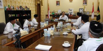 Jajaran DPD LDII Jember silaturrahim syawal ke kantor Bupati Jember H Hendy Siswanto 12 Mei 2022 Foto Kontributor KIM Jember