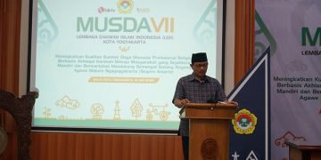 Wakil Wali Kota Yogyakarta Heroe Poerwadi di Musda VII LDII mengajak masyarakat bergotong royong majukan kota 16 Mei 2022 Dok Kontributor KIM Yogyakarta