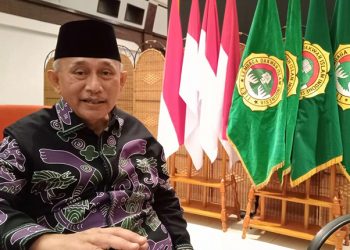 Ketua Umum DPP LDII KH Chriswanto Santoso menegaskan pada peringatan Hari Lahir Pancasila menjadi momentum membangun akhlak bangsa dengan memahami nilai-nilai Pancasila, 1 Juni 2022. Dok: Lines.