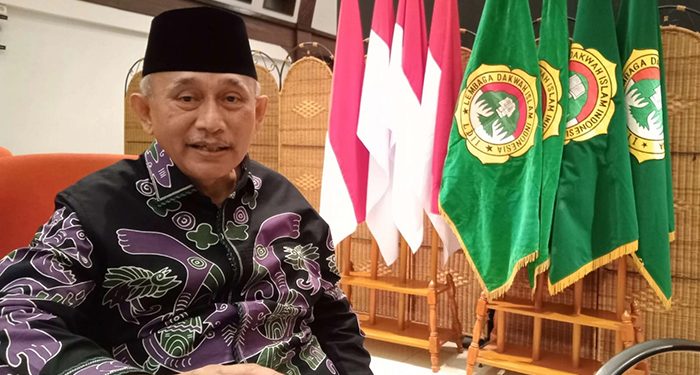Ketua Umum DPP LDII KH Chriswanto Santoso menegaskan pada peringatan Hari Lahir Pancasila menjadi momentum membangun akhlak bangsa dengan memahami nilai-nilai Pancasila, 1 Juni 2022. Dok: Lines.