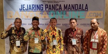 Lima Anggota JPM Kabupaten Gresik saat menjadi peserta dalam penguatan pembinaan ideologi pancasila JPM Provinsi Jawa Timur yang diadakan oleh BPIP Rabu 247 Dok bangsaonlinecom