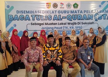 Himpunan Pendidik dan Tenaga Kependidikan Anak Usia Dini Indonesia (HIMPAUDI) Kecamatan Patrang, Jember. Dok: LDII Jember.