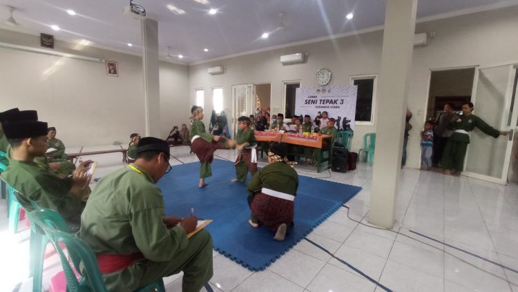 Lomba seni pencak silat tepak tilu Persinas ASAD Minggu 78
