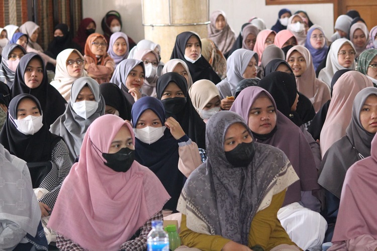 Peserta pengajian akbar LDII Malang di Masjid Roudhotul Jannah. Dok: LINES.