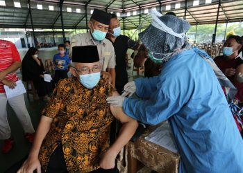 Ketua Umum DPP LDII KH Chriswanto Santoso mengimbau masyarakat perlu meningkatkan kewaspadaan karena pandemi Covid-19 belum reda. Dok: LINES.