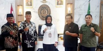 Kepala Kejaksaan Negeri Kajari Kota Kediri Novika Muzairah menerima kunjungan Jajaran DPD LDII Kota Kediri Kamis 2912 Dok LINES