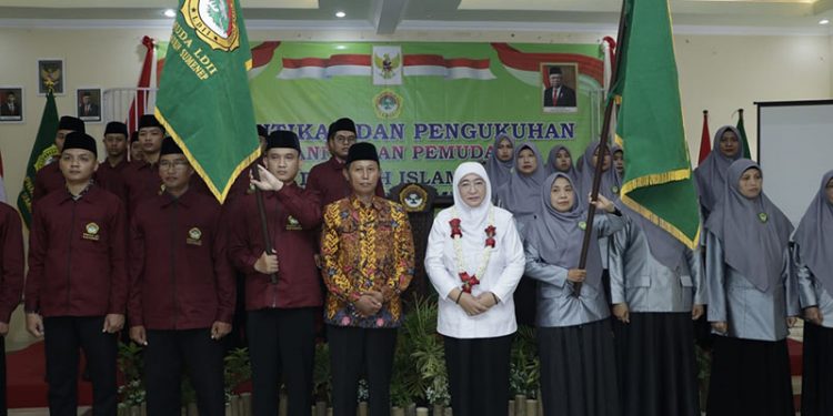 Wakil Bupati Hj Dewi Khalifah hadiri Pengukuhan Pengurus Wanita dan Pemuda LDII Sumenep, Rabu (7/12). Dok: LINES.