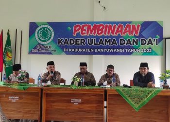Majelis Ulama Indonesia (MUI) Banyuwangi menggelar Pembinaan Kader Ulama dan Dai, Kamis, (5/1). Dok: LINES.