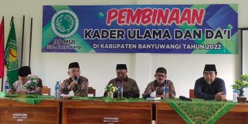 Majelis Ulama Indonesia MUI Banyuwangi menggelar Pembinaan Kader Ulama dan Dai Kamis 51 Dok LINES
