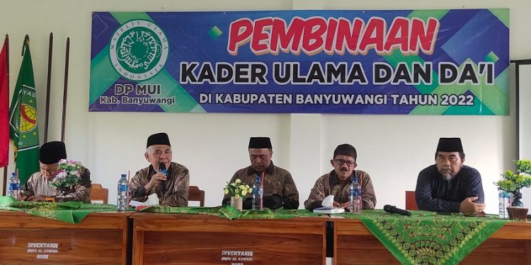 Majelis Ulama Indonesia (MUI) Banyuwangi menggelar Pembinaan Kader Ulama dan Dai, Kamis, (5/1). Dok: LINES.