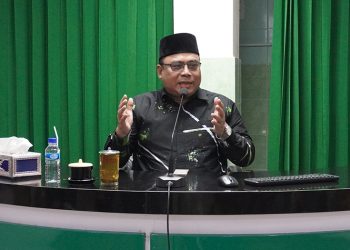 Ketua DPW LDII Jawa Timur KH Moch Amrodji Konawi mengecam pembakaran Alquran yang dilakukan politisi Denmark, Rasmus Paludan. Dok: LINES.