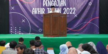PC LDII Kecamatan Kota Kediri menggelar pengajian akhir tahun di Masjid Baiturrohman Kelurahan Banjaran Sabtu 3112 Dok LINES