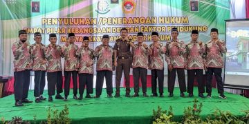 Pengurus DPD PC dan organisasi sayap LDII Ngawi mendapatkan penyuluhan Empat Pilar Wawasan Kebangsaan pada Kamis 162