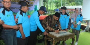 DPP LDII membangun kawasan arboretum di sisi utara lereng Gunung Lawu pada ketinggian 1000 an mdpl