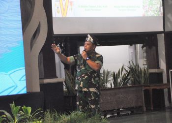 Pangdam V/Brawijaya Mayjen TNI Farid Makruf gelar silaturahim kebangsaan bersama tokoh agama dan masyarakat se-Madura, Rabu (1/3).