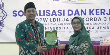 Sosialisasi LDII terkait perkuliahan di Universitas Terbuka UT dilaksanakan Jumat 103 di kantor UBPJJ Jember