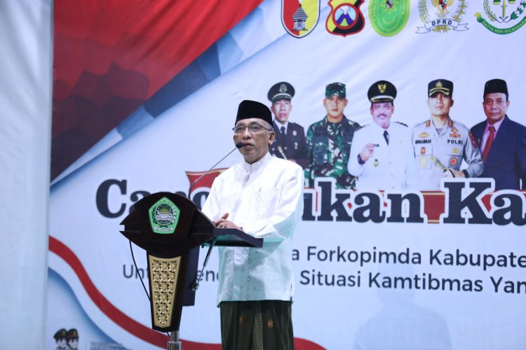acara program Cangkrukan Kamtibmas yang diadakan Kepolisian Resor Polres Nganjuk di Ponpes Al Ubaidah Kertosono Kamis 162