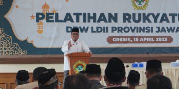 Pelatihan rukyatul hilal untuk penentuan 1 Syawal oleh DPW LDII Jawa Timur pada Sabtu 154 di Gedung DPD LDII Gresik Dok Lines