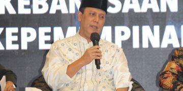Komjen Pol Boy Rafli Amar jabarkan model kepemimpinan Islam di Indonesia saat acara Tadarus Kebangsaan di Hotel Royal Kuningan Jakarta Sabtu 253 Dok  Lines