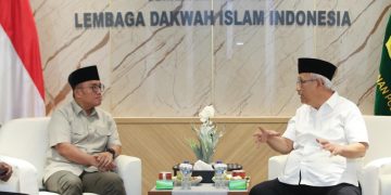 Jubir Menhan Dahnil Anzar Simanjuntak saat berkunjung ke DPP LDII Jumat 77 Dok LINES