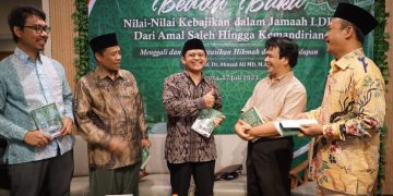 Peluncuran buku tentang nilai nilai kebajikan yang ada dalam jamaah LDII di Sadjoe Cafe  Resto Jakarta Selatan pada Senin 177 Dok LINES