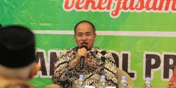 Jaksa Agung Muda Bidang Intelijen Jamintel Amir Yanto sampaikan pentingnya nilai nilai toleransi yang telah dipegang teguh oleh para founding father Indonesia pada acara Silaturrahim Kebangsaan Jilid III Senin 317 Dok LINES