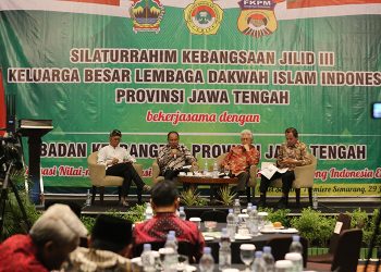 DPW LDII Jawa Tengah bekerja sama dengan Badan Kesatuan Bangsa dan Politik (Kesbangpol) Jawa Tengah, menghelat Silaturrahim Kebangsaan Jilid III, Sabtu (29/7). Dok: LINES.