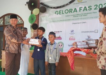 DPD LDII Bangkalan menggelar Festival Anak Saleh (FAS) & Bazaar di halaman Masjid Sabilul Muttaqin, Junok, Bangkalan, pada Minggu (1/10). Dok: LINES.