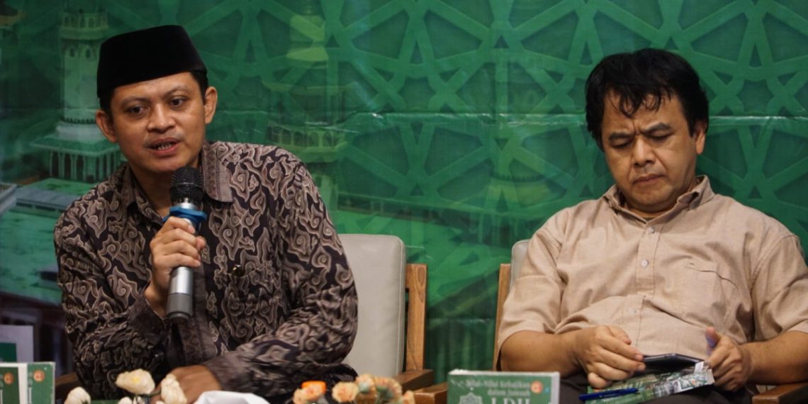 Kegiatan bedah buku pada Senin (17/7) di Sadjoe Cafe & Resto, Jakarta Selatan.