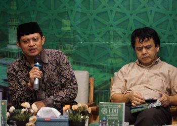 Kegiatan bedah buku pada Senin (17/7) di Sadjoe Cafe & Resto, Jakarta Selatan.