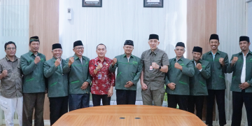 Pengurus DPD LDII Kabupaten Bangkalan menemui Pj Bupati Arief M Edie pada Jumat 311 siang di Kantor Bupati Bangkalan Dok LINES