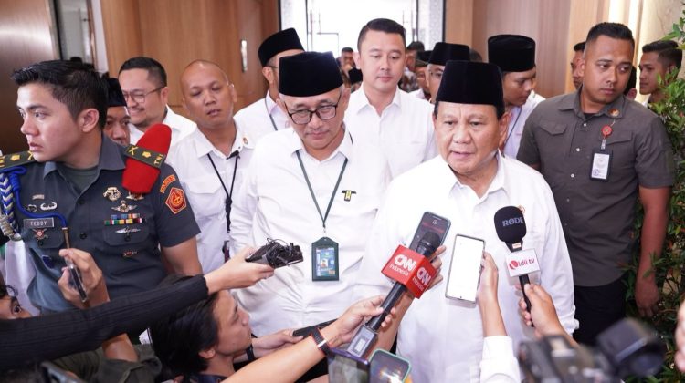 Prabowo Subianto saat di Rakernas LDII 2023 Foto LINES