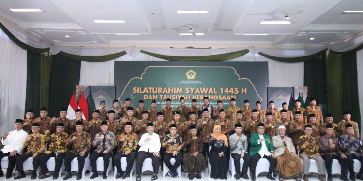 DPW LDII Jawa Timur menggelar Silaturahim Syawal 1445 H dan Tausiyah Kebangsaan di Aula Ponpes Sabilurrosyidin Annur, Gayungan, Surabaya, Sabtu (27/4). Dok: LINES.