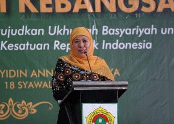 Khofifah Indar Parawansa hadiri silaturahim Syawal DPW LDII Jawa Timur, Sabtu (27/4). Dok: LINES.