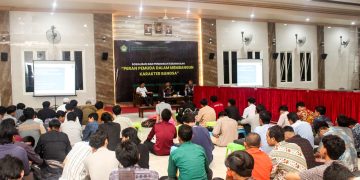Ratusan Pemuda LDII mengikuti Sosialisasi dan Pendidikan Kebangsaan oleh Bakesbangpol Sidoarjo di Aula Ponpes Al Barokah Sruni Gedangan pada Selasa 285 Dok LINES