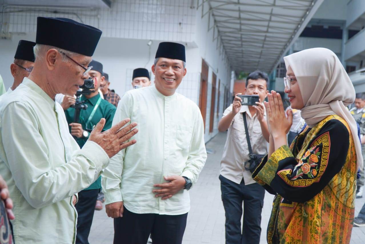 Wali Kota Kediri Vinanda Prameswati mengajak jajaran pengurus Yayasan dan Ponpes Wali Barokah untuk berkolaborasi mewujudkan visi misi Kota Kediri MAPAN.