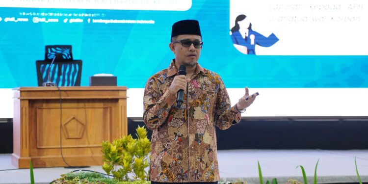 Ketua DPP LDII Bidang Hukum dan HAM, Ibnu Anwarudin, mendorong optimalisasi satgas kekerasan anak pada satuan pendidikan. Dok: LINES.