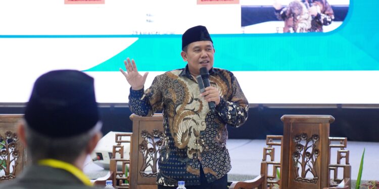 Pengurus Departemen Pengabdian Masyarakat (Penamas) DPP LDII, Thonang Effendi menyampaikan bahwa pembentukan karakter bisa menjadi pondasi terciptanya lingkungan pendidikan yang aman, nyaman, dan menyenangkan. Dok: LINES.