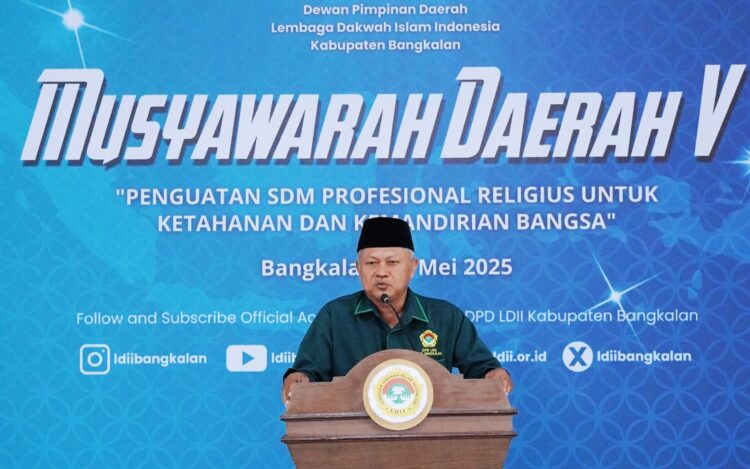 Sunaryo Abdullah kembali terpilih sebagai Ketua DPD LDII Bangkalan periode 20252030 Dalam kepengurusan mendatang Sunaryo telah menyusun struktur dengan komposisi mayoritas generasi muda Ia bertekad agar roda organisasi dapat dijalankan secara lebih efektif oleh generasi penerus ini Dok LINES