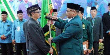 Agus Sukisno kembali terpilih sebagai Ketua Dewan Pimpinan Daerah DPD Lembaga Dakwah Islam Indonesia LDII Kabupaten Kediri periode 2025 2030 Dok LINES