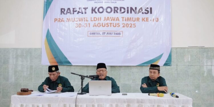 Pimpinan Rapat Koordinasi Pra-muswil H. Bashori memastikan koordinasinya dengan seluruh kepengurusan di tingkat Kabupaten-Kota untuk merencanakan persiapan Muswil. Dok: LINES.