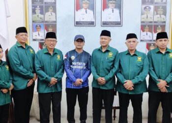 Bupati Lukman Hakim menerima kunjungan jajaran pengurus DPD LDII Kabupaten Bangkalan di Rumah Dinas Bupati, Sabtu (12/7) pagi. Dok: LINES.