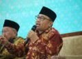 Sekretaris Majelis Ulama Indonesia (MUI) Jawa Timur, KH. Hasan Ubaidillah, menegaskan pentingnya menerapkan nilai-nilai Islam yang moderat menjadi sangat penting agar umat bisa tetap arif dan bijak dalam merespons tantangan negara, Sabtu (30/8). Dok: LINES.